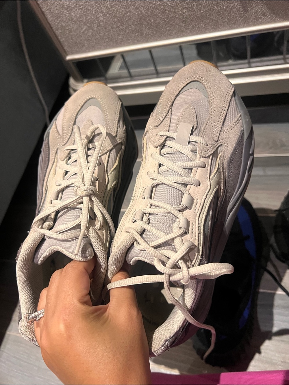 Yeezy Men’s Sneakers in Light Gray